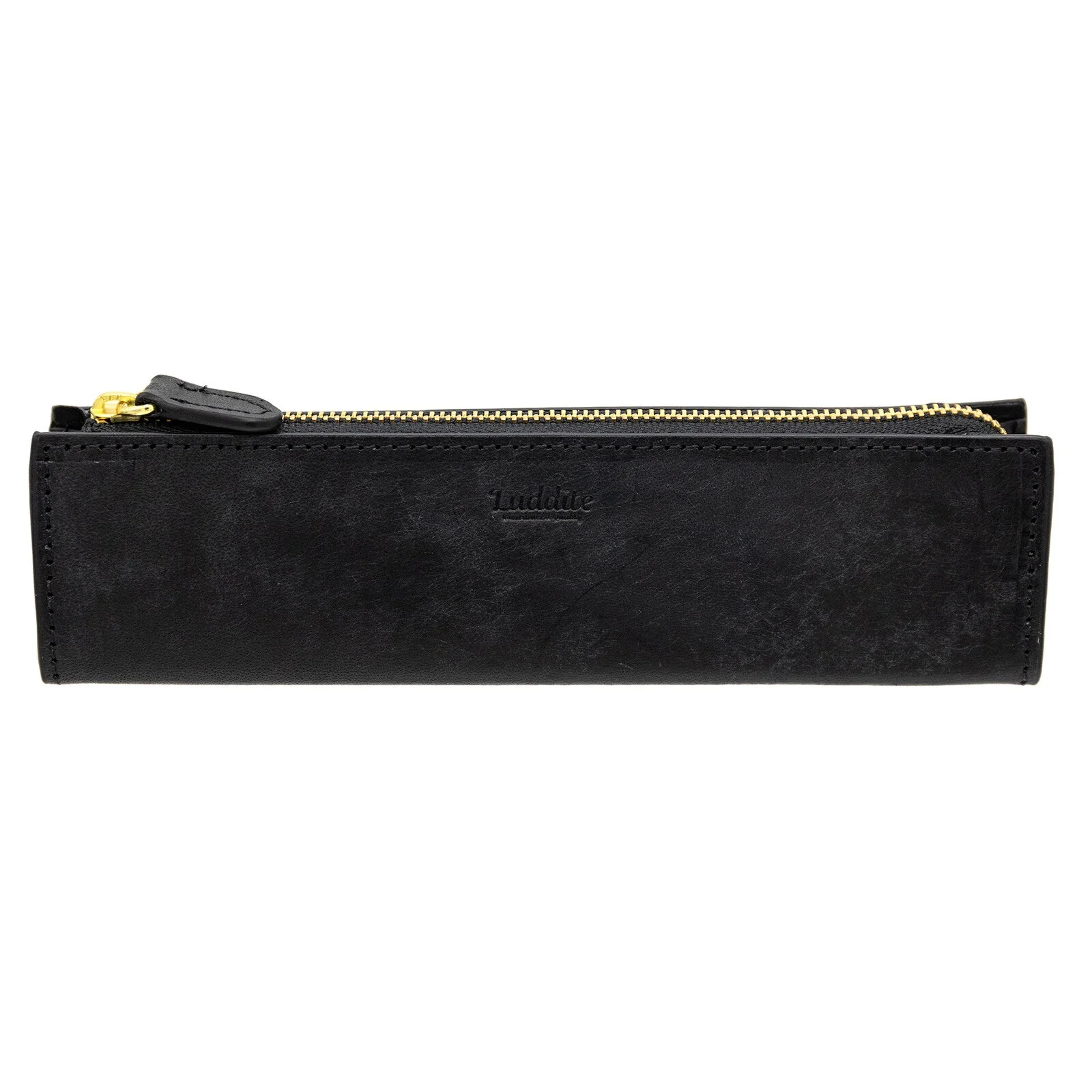 MAYA Leather Trilateral Pen Case Medium / Luddite - Image 2