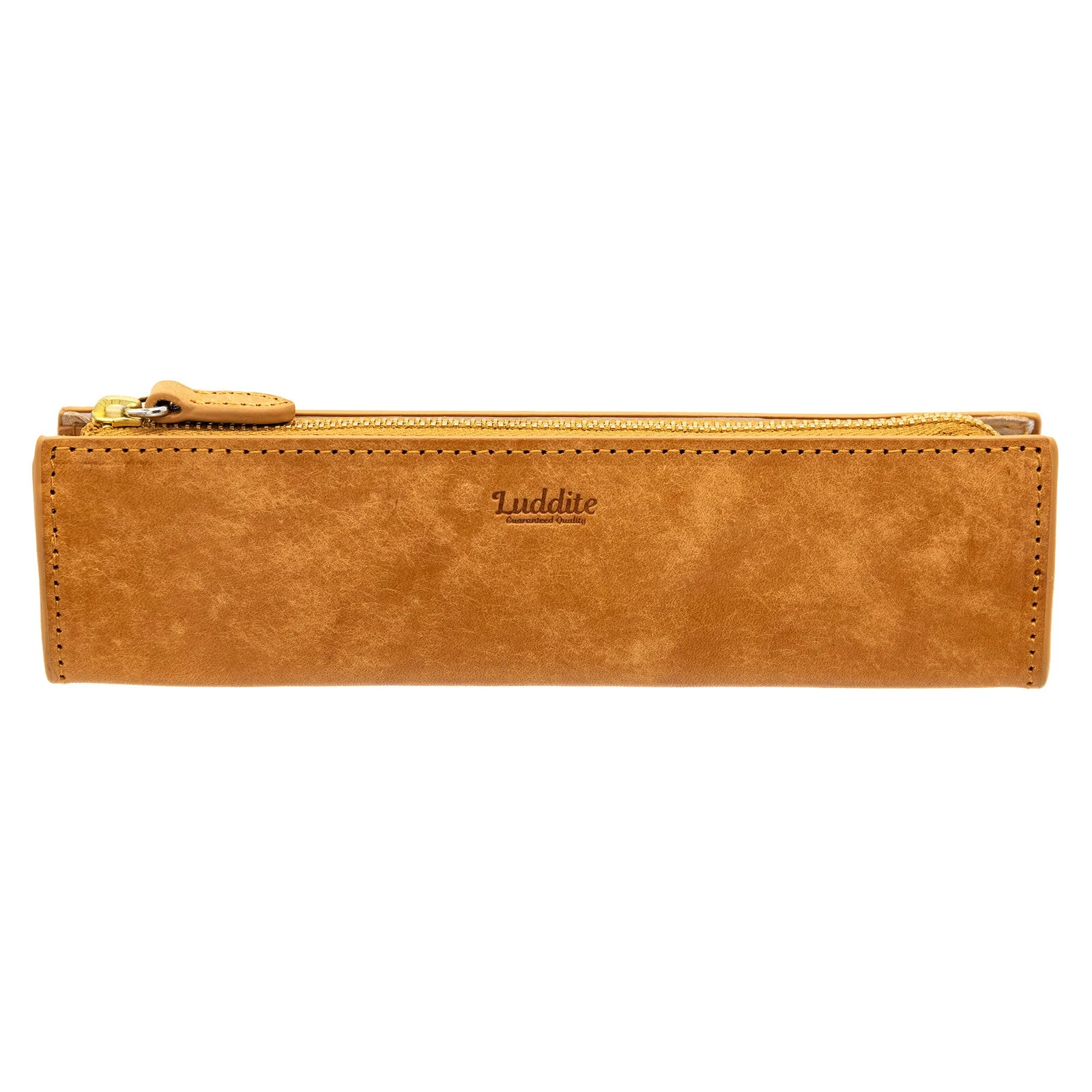 MAYA Leather Trilateral Pen Case Medium / Luddite - Image 7