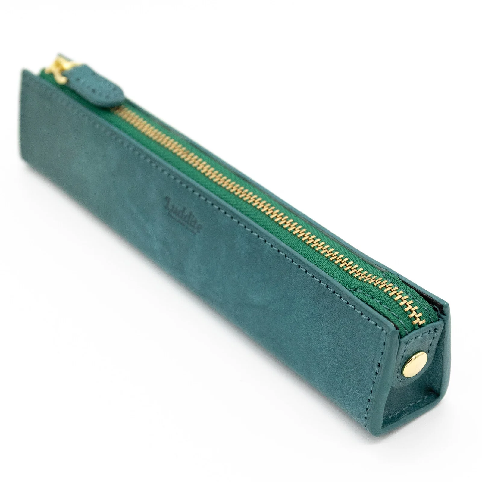 MAYA Leather Trilateral Pen Case Small / Luddite