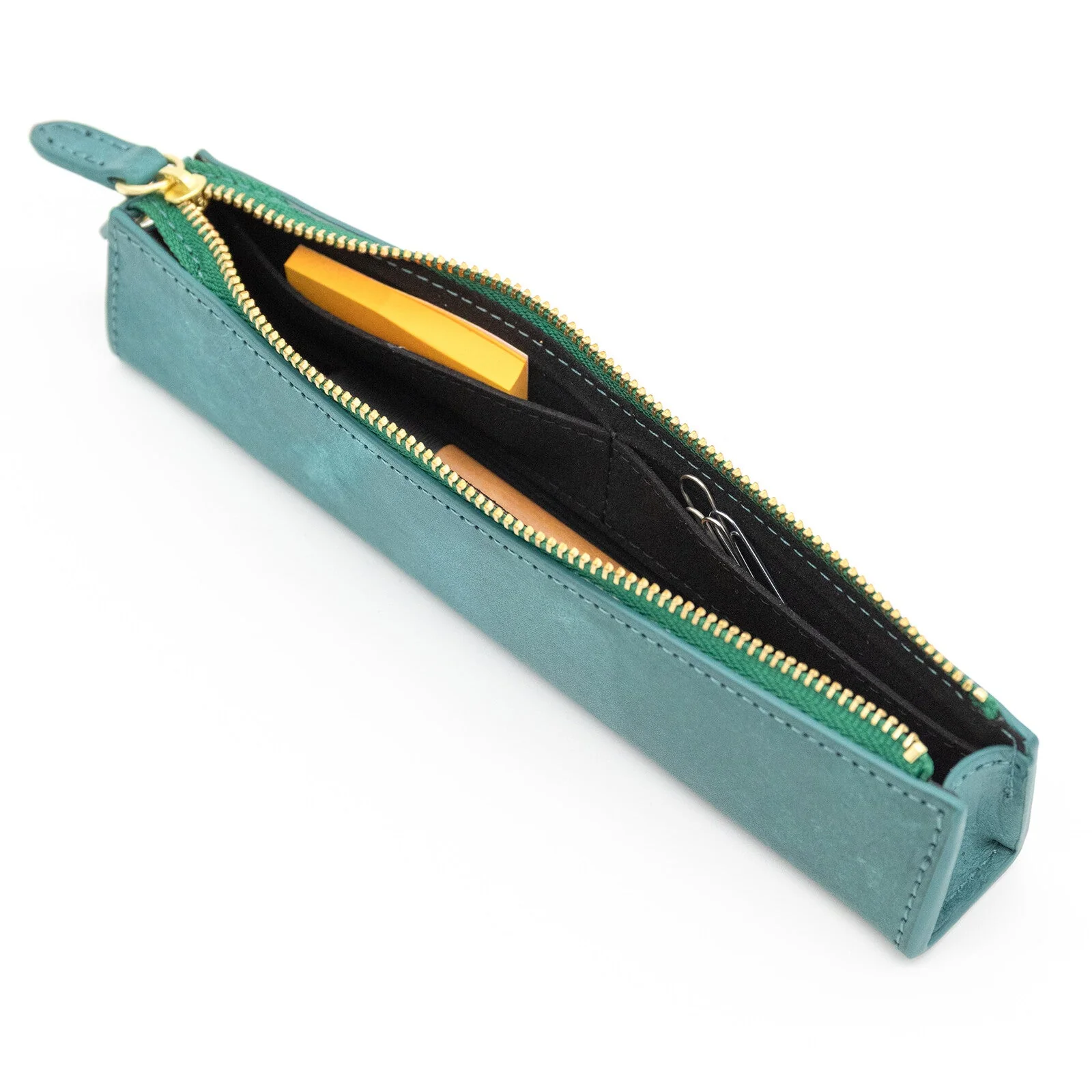 MAYA Leather Trilateral Pen Case Small / Luddite - Image 5