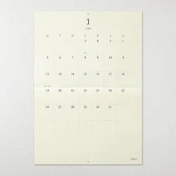 MD Bi-Fold Wall Calendar 2026 / MIDORI - Image 10