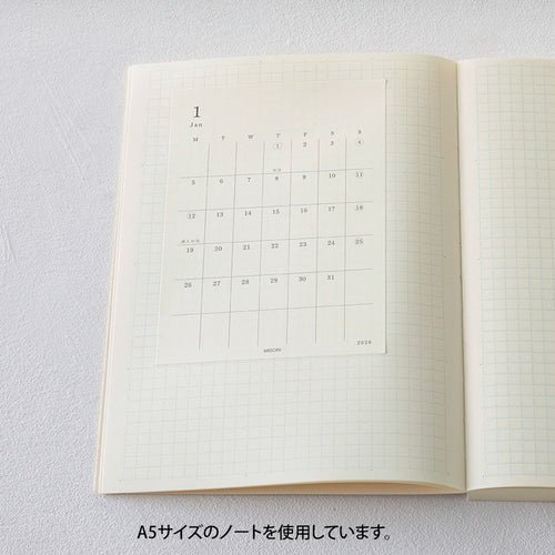 MD Diary Sticker 2026 / MIDORI - Image 4