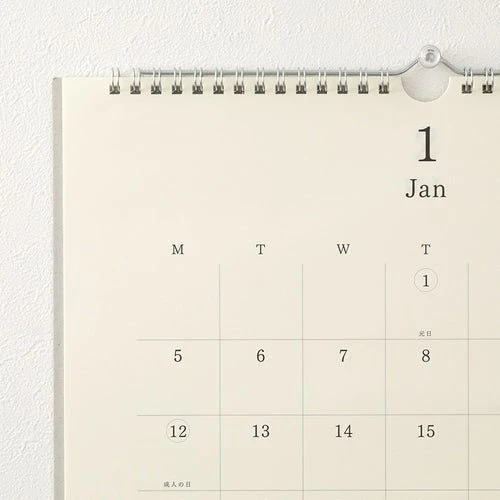 MD Wall Calendar 2026 with Pencil / MIDORI - Image 3