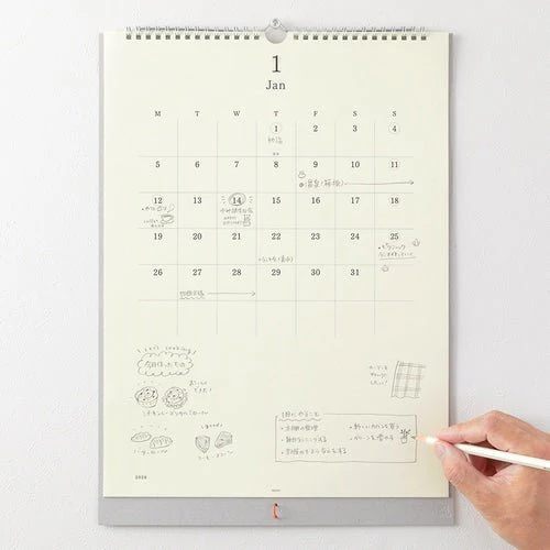 MD Wall Calendar 2026 with Pencil / MIDORI - Image 6