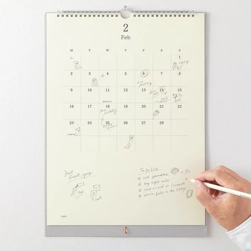 MD Wall Calendar 2026 with Pencil / MIDORI - Image 7