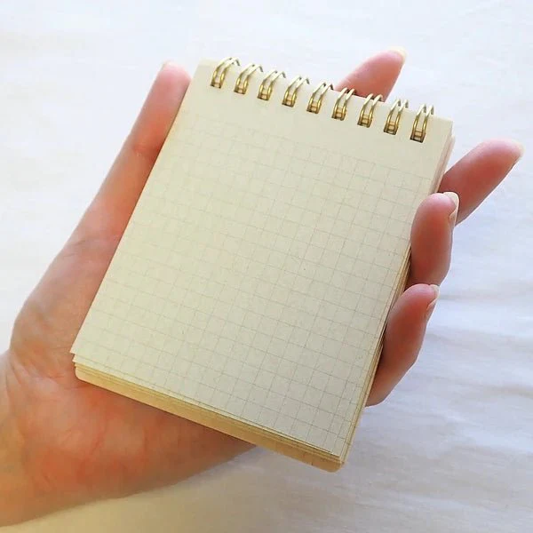 Retro Pattern Series Ring Memo Pad / Kohunkan Kappansho - Image 4