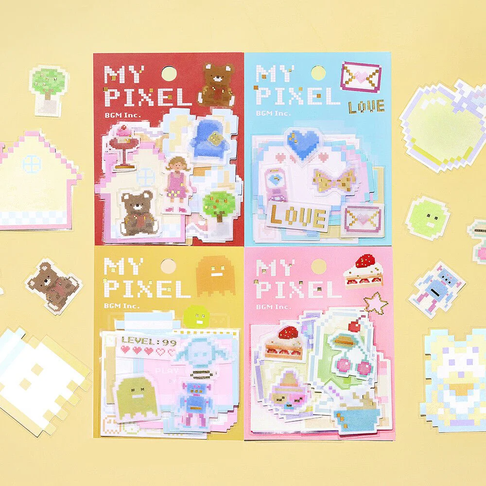 BGM Memo Stickers "My Pixel" Series / BGM
