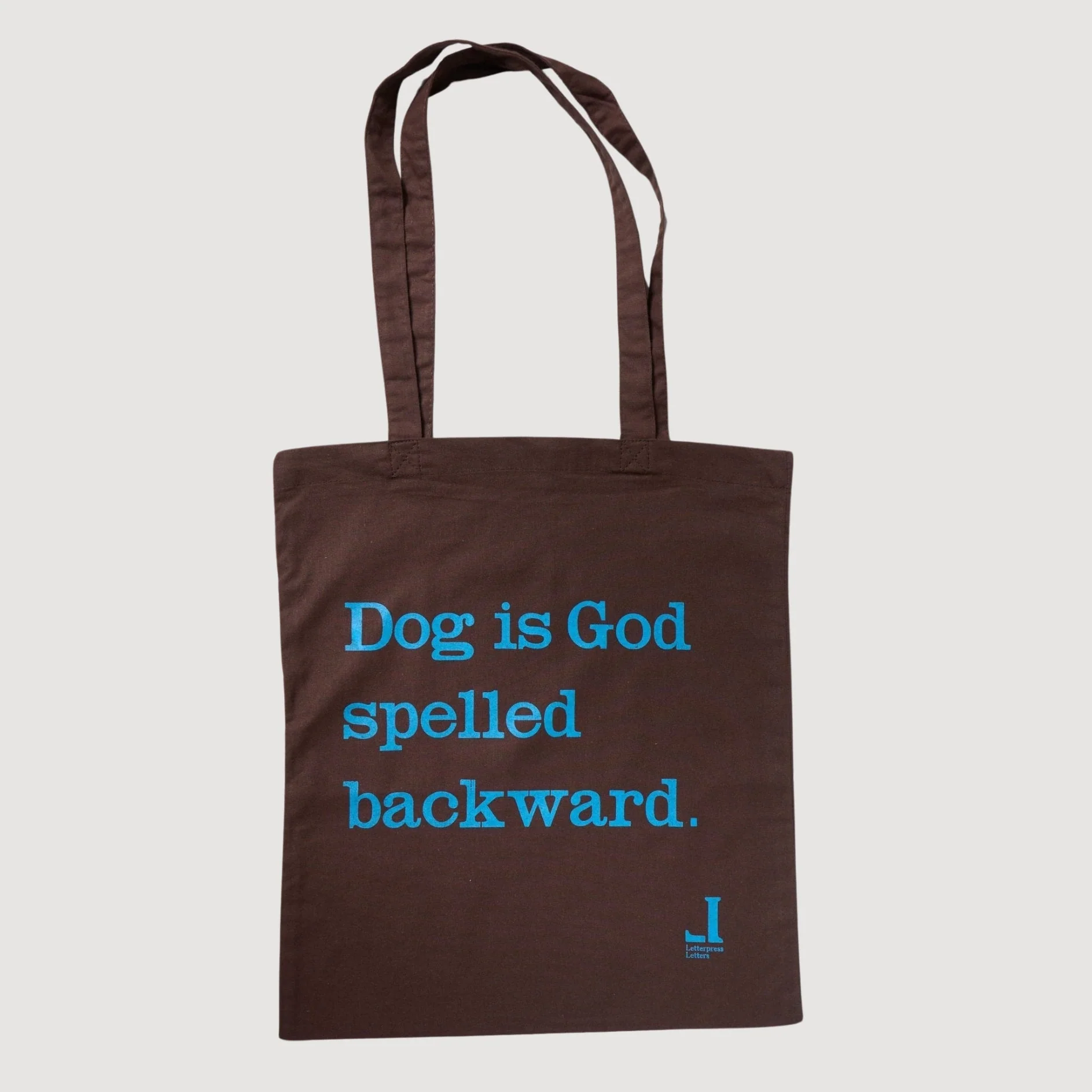 Message Tote Bag / Letterpress Letters