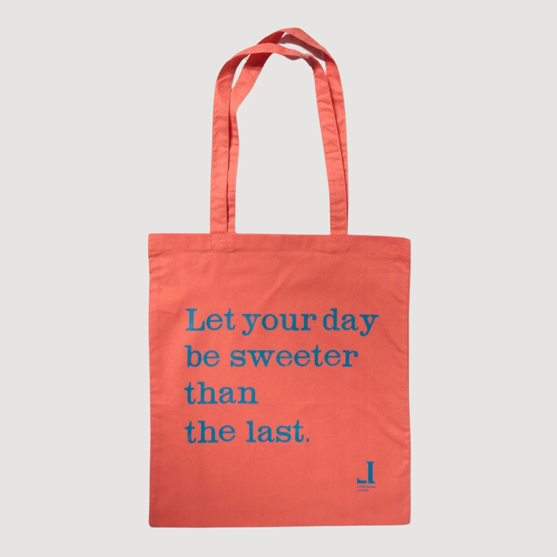 Message Tote Bag / Letterpress Letters - Image 2