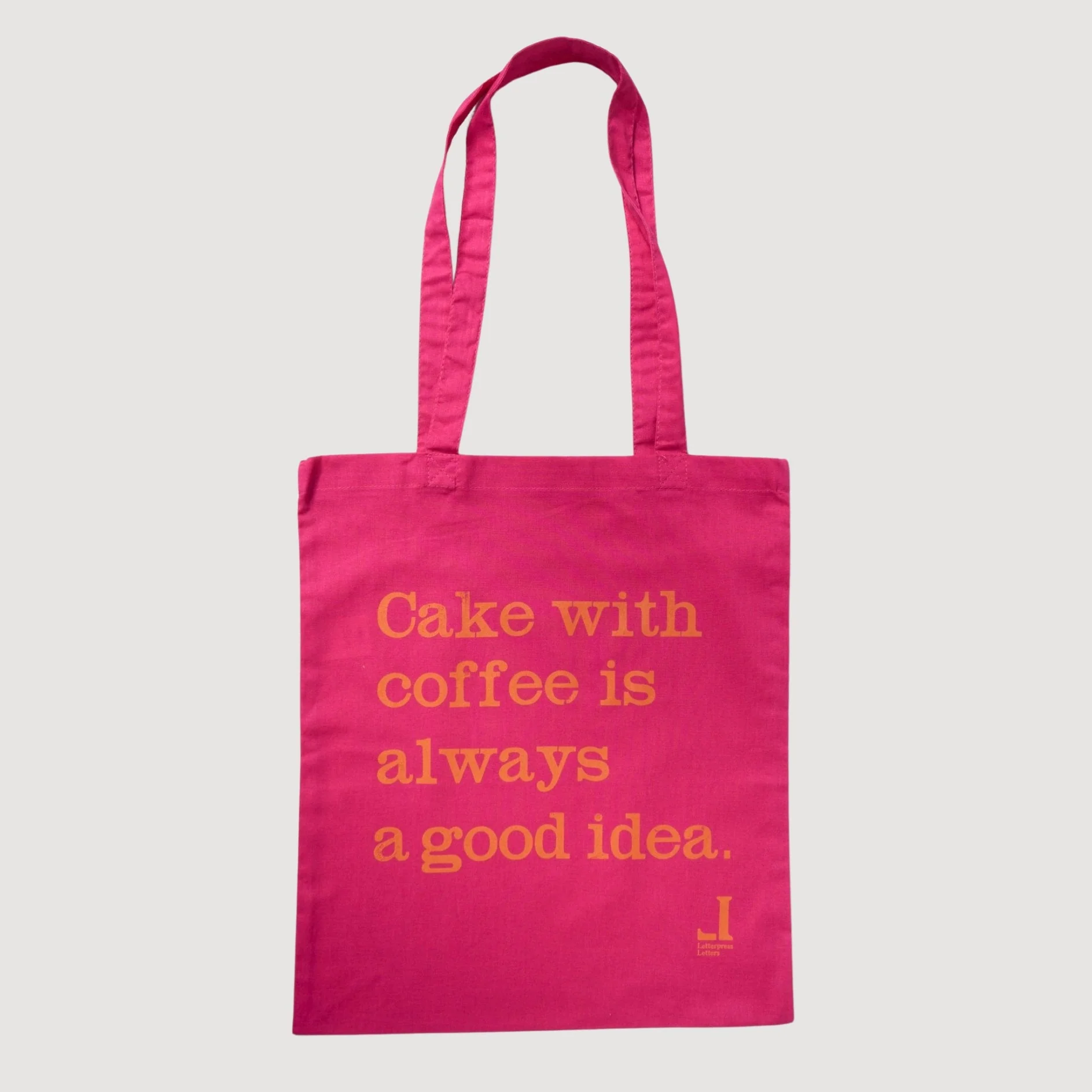Message Tote Bag / Letterpress Letters - Image 3