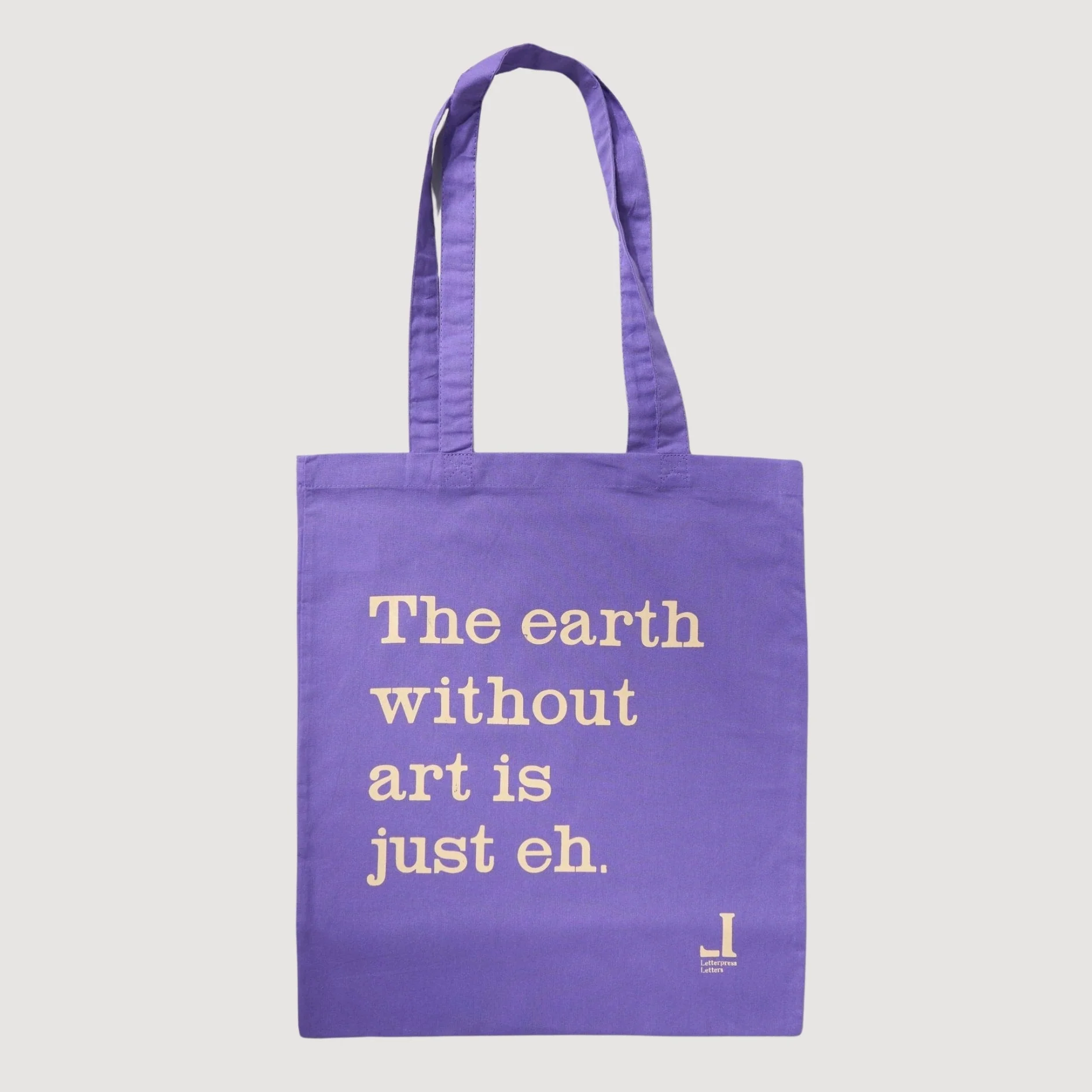 Message Tote Bag / Letterpress Letters - Image 6