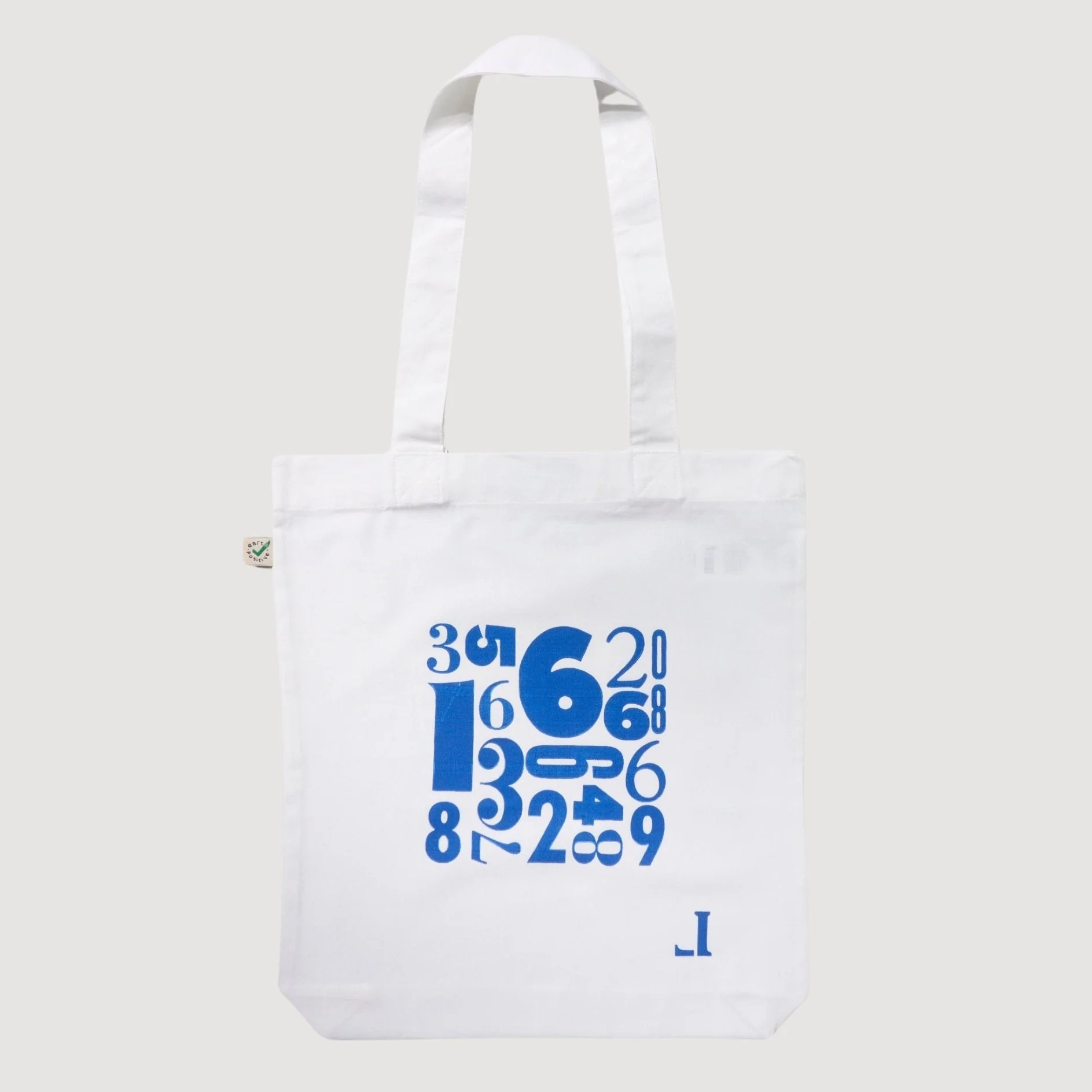 Message Tote Bag with Gusset / Letterpress Letters - Image 2