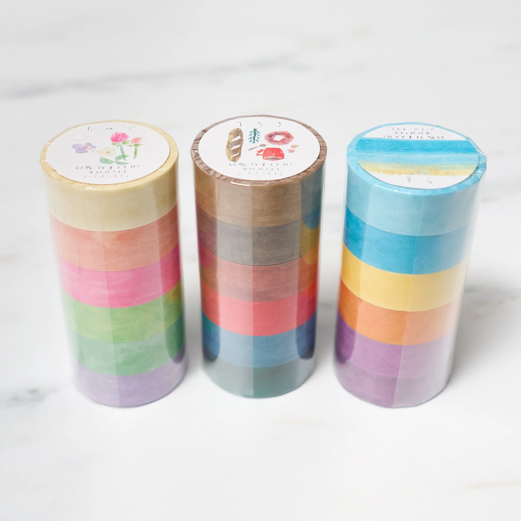 Miki Tamura Chigiri-e 6-Color Set Masking Tape / SAIEN