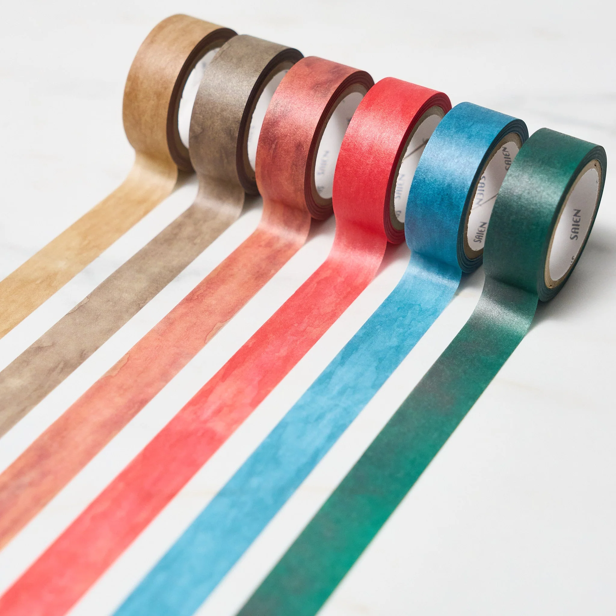Miki Tamura Chigiri-e 6-Color Set Masking Tape / SAIEN - Image 3