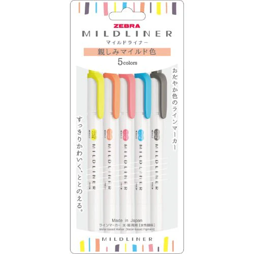 Mildliner Highlighter Set / Zebra - Image 4