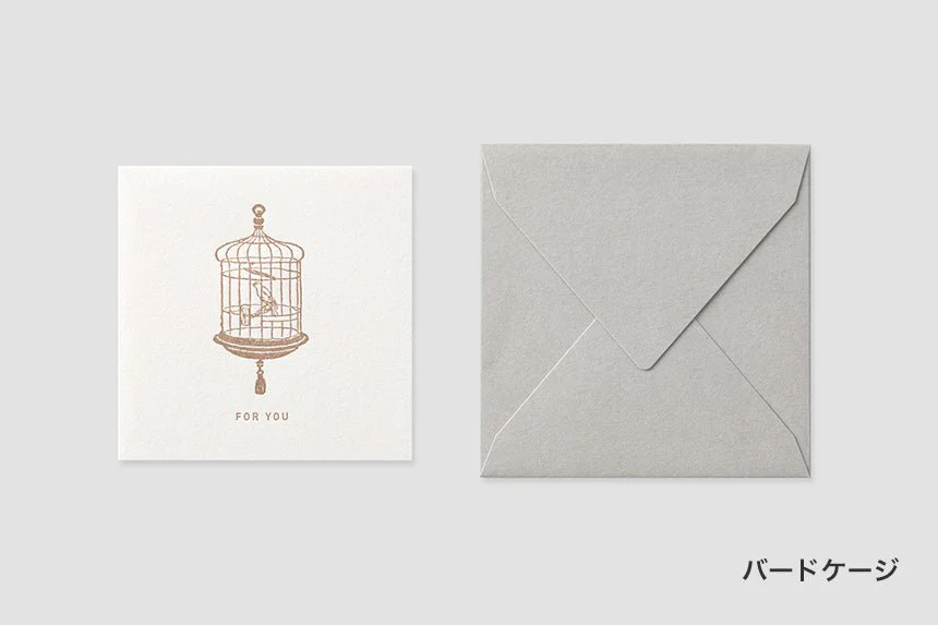 Mini Square Message Card with Envelope / TOUCH & FLOW - Image 6