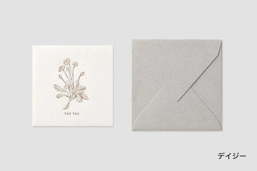 Mini Square Message Card with Envelope / TOUCH & FLOW - Image 8