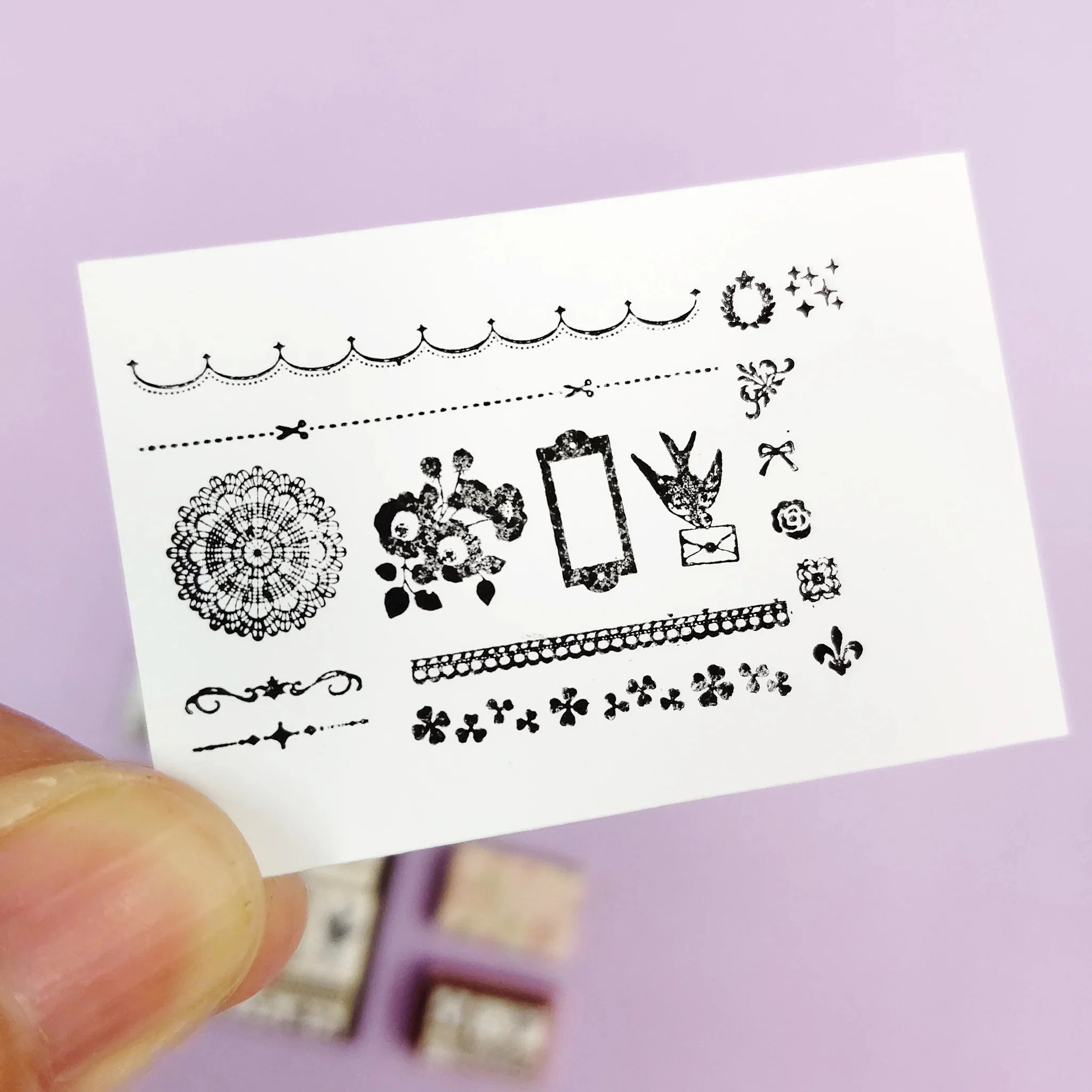 Miniature DIY Retro Stamp Kit / TOKYO NEEET - Image 15