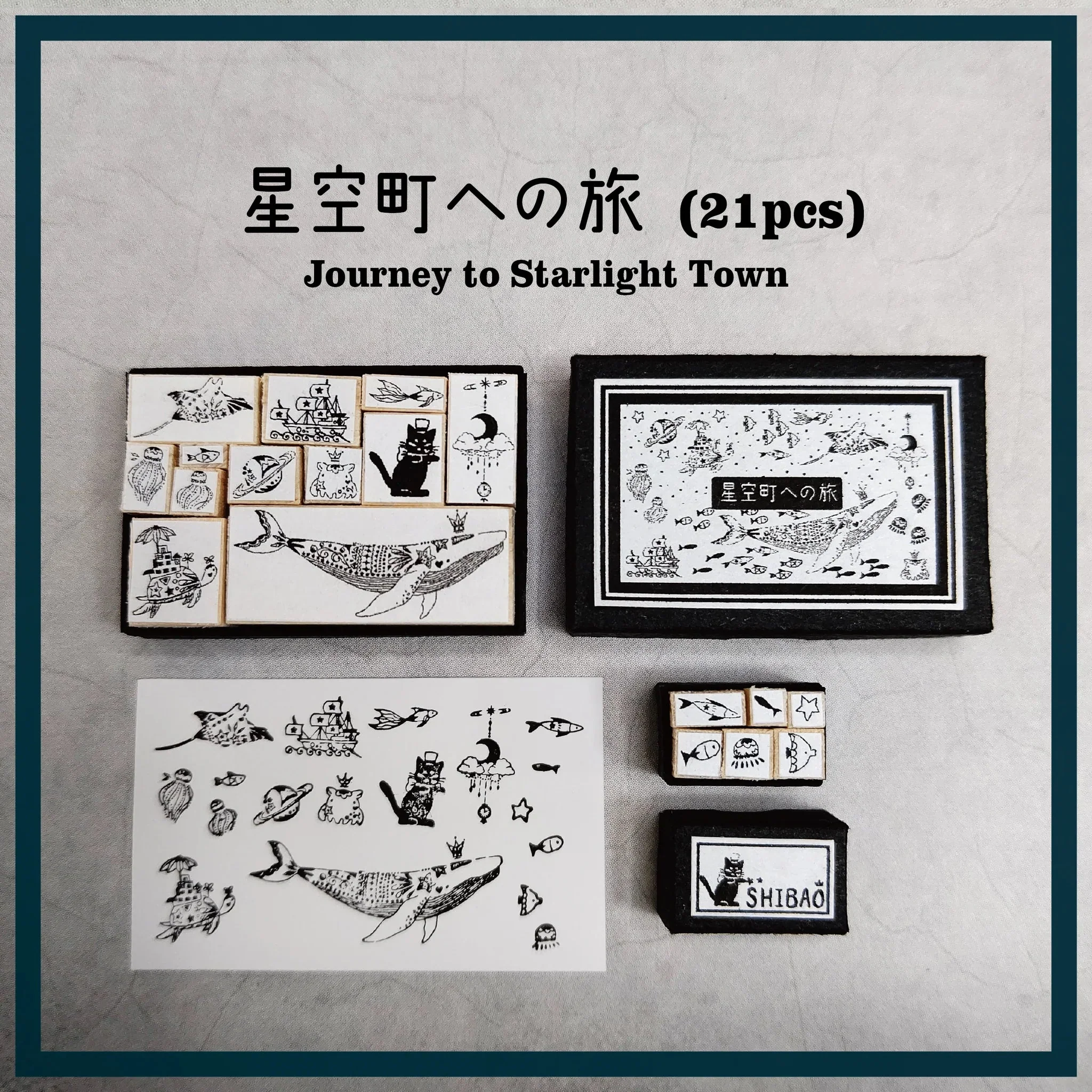 Miniature DIY Retro Stamp Kit / TOKYO NEEET - Image 2
