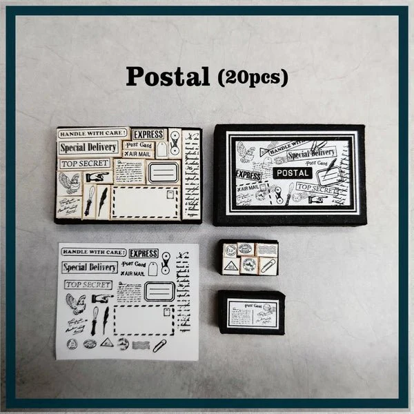 Miniature DIY Retro Stamp Kit / TOKYO NEEET - Image 3