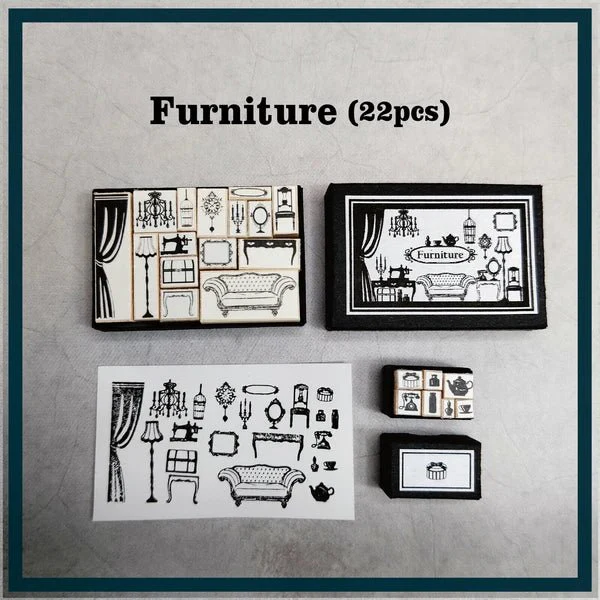 Miniature DIY Retro Stamp Kit / TOKYO NEEET - Image 7