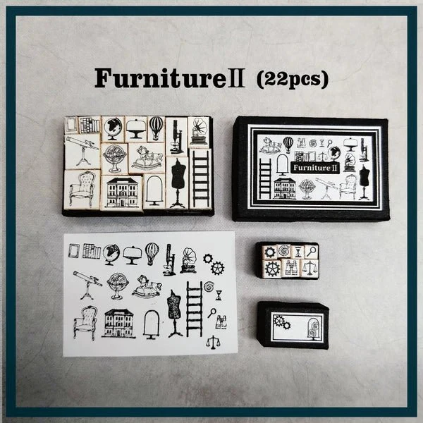 Miniature DIY Retro Stamp Kit / TOKYO NEEET - Image 8