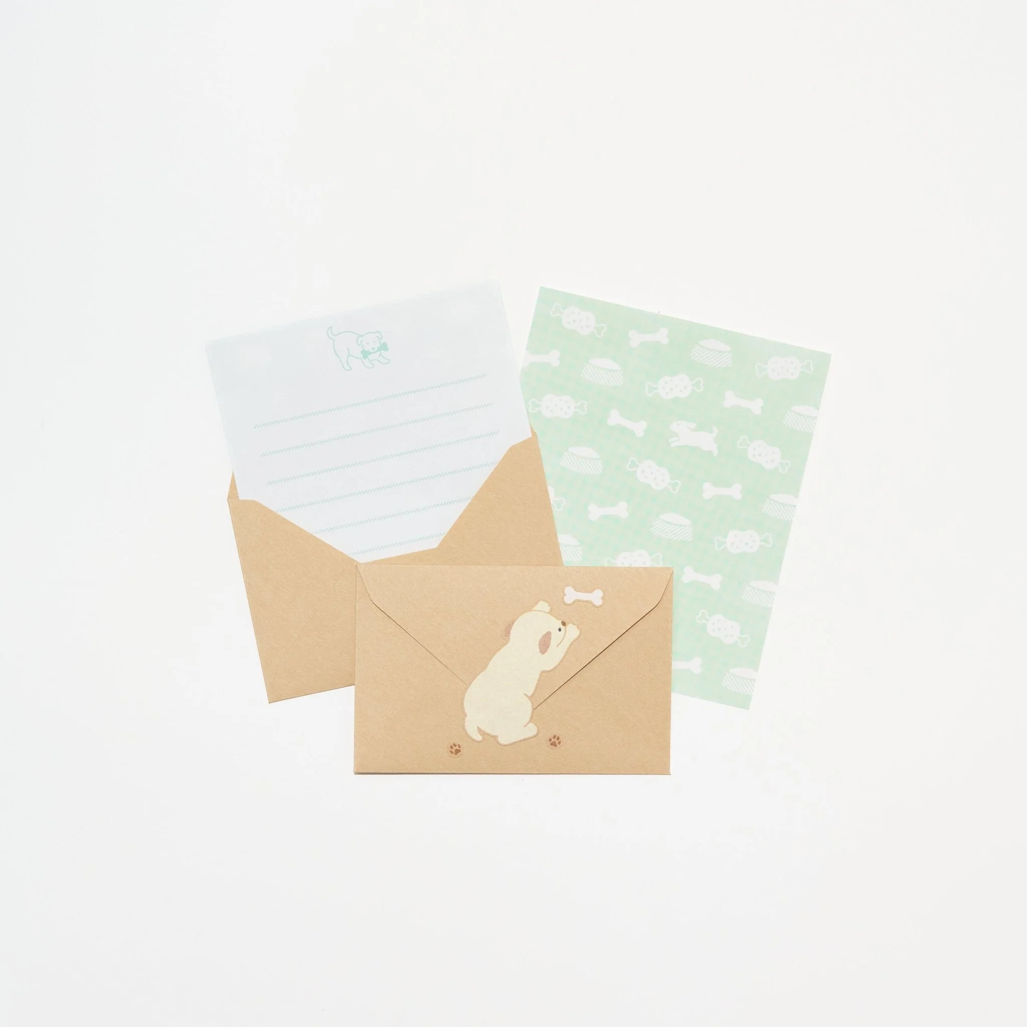 Mogu Mogu Animal Mini Letter Set / MIDORI - Image 4