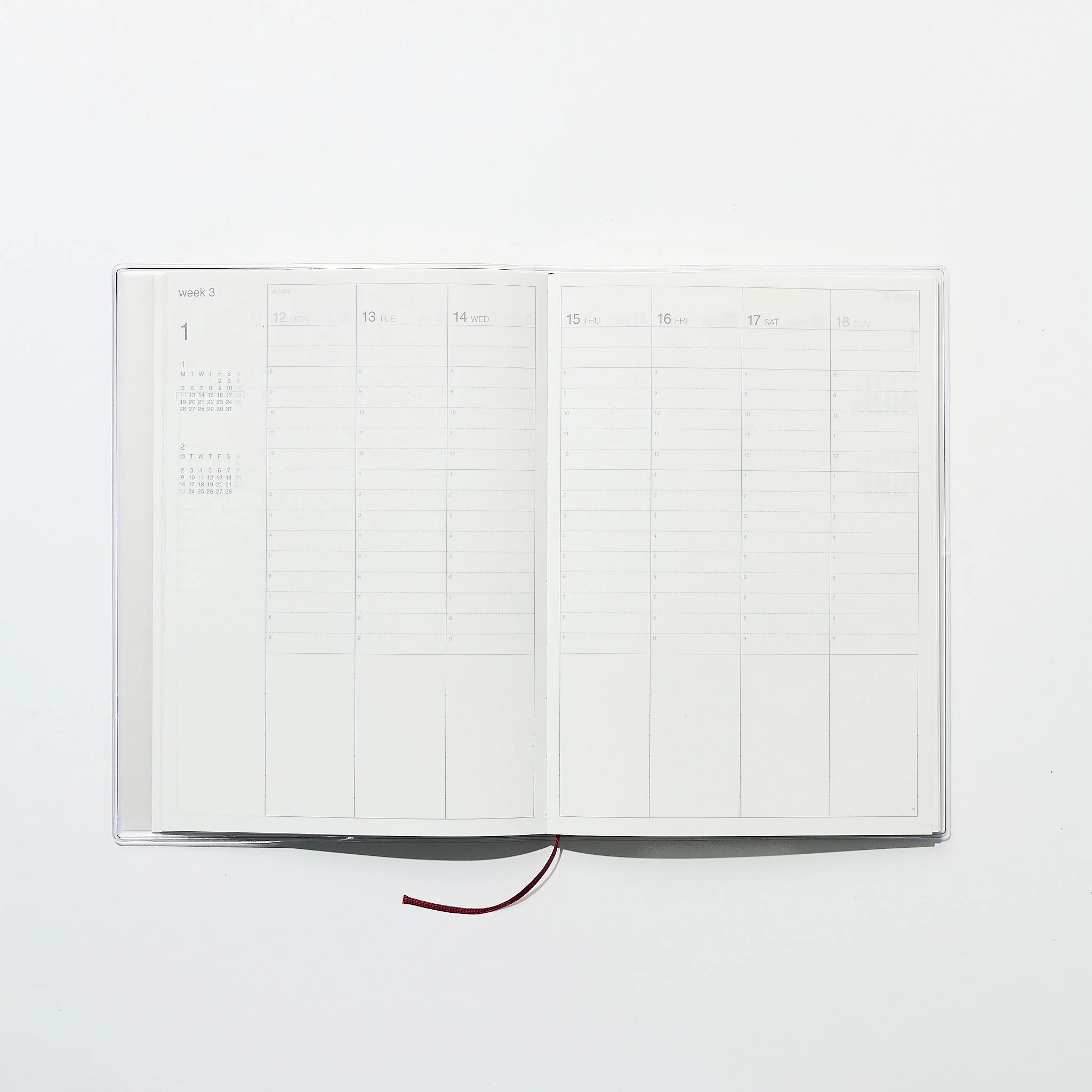 Monday Start Vertical Planner 2026 / MUJI - Image 6