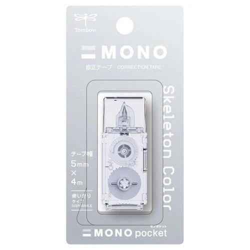 MONO Pocket Correction Tape Skeleton Color / Tombow - Image 3