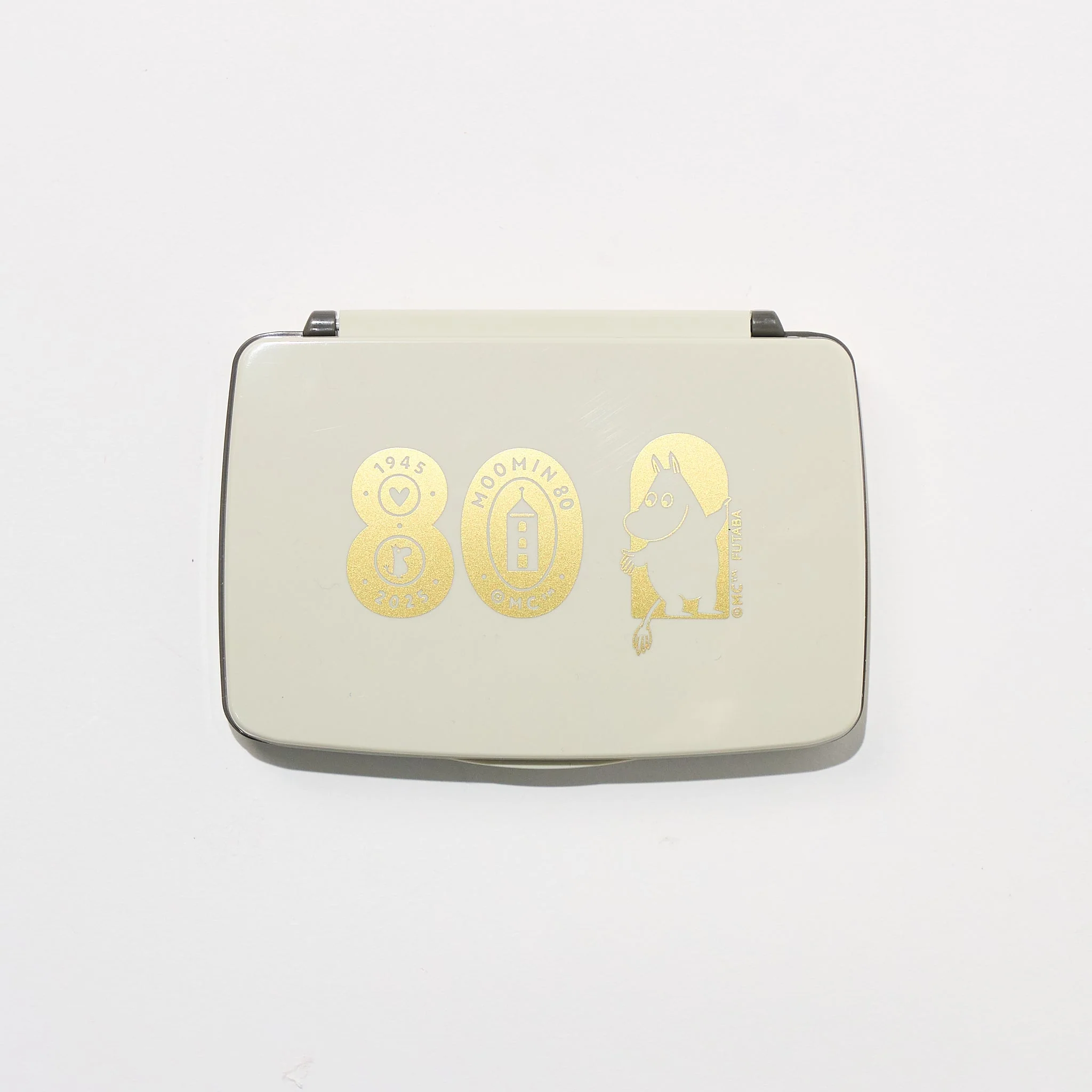[Limited] Moomin 80th Anniversary Stamp Pad Gold Edition Ink Color / FUTABA - Image 4