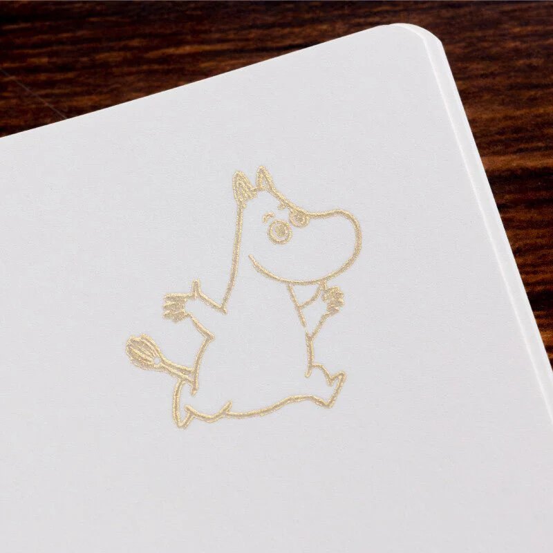 [Limited] Moomin 80th Anniversary Stamp Pad Gold Edition Ink Color / FUTABA - Image 5