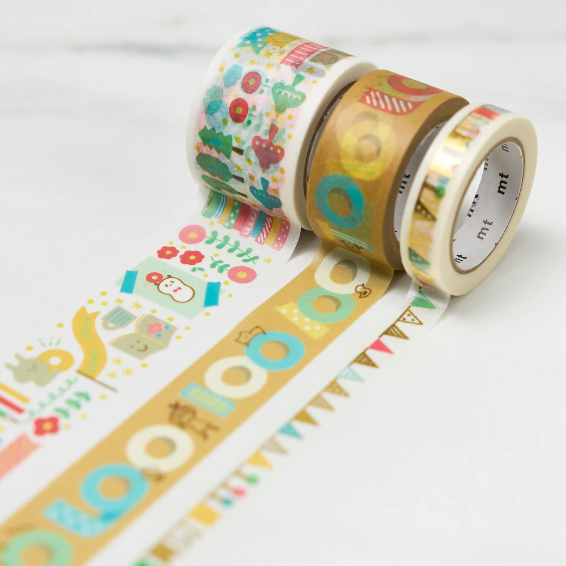 mt 100th Anniversary Kapitza and Mizutama Masking Tape Sets / Kamoi Kakoshi - Image 4