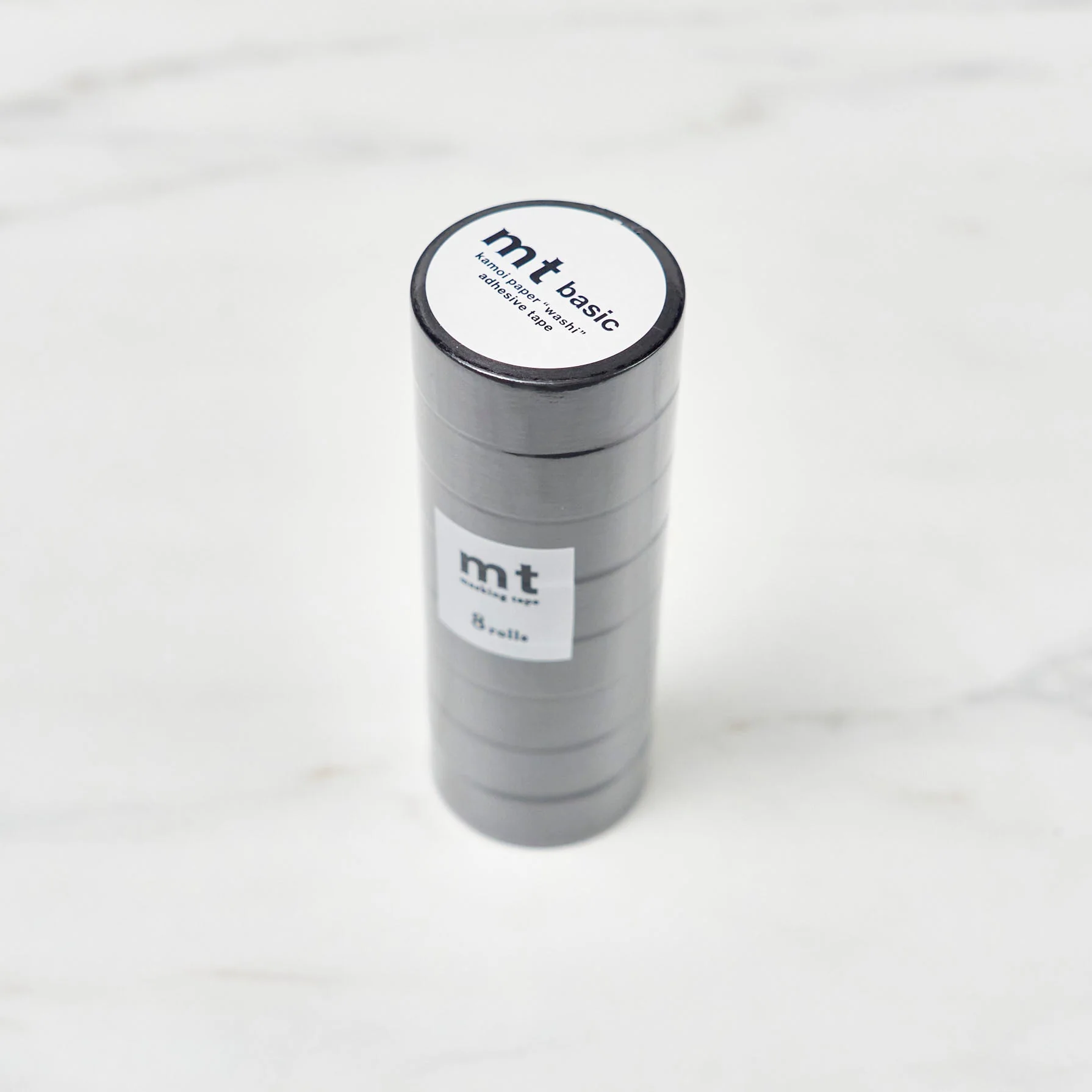 mt 1P Matte Black Masking Tape 8 Roll Set / Kamoi Kakoshi