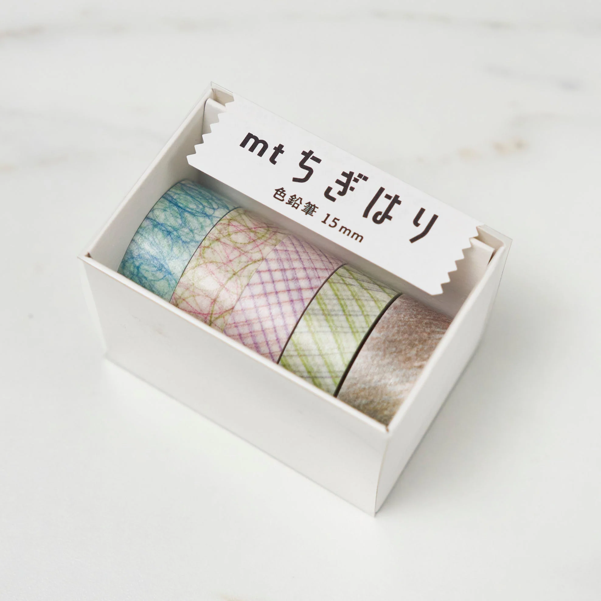 mt Chigihari Colored Pencil Masking Tape Set / Kamoi Kakoshi