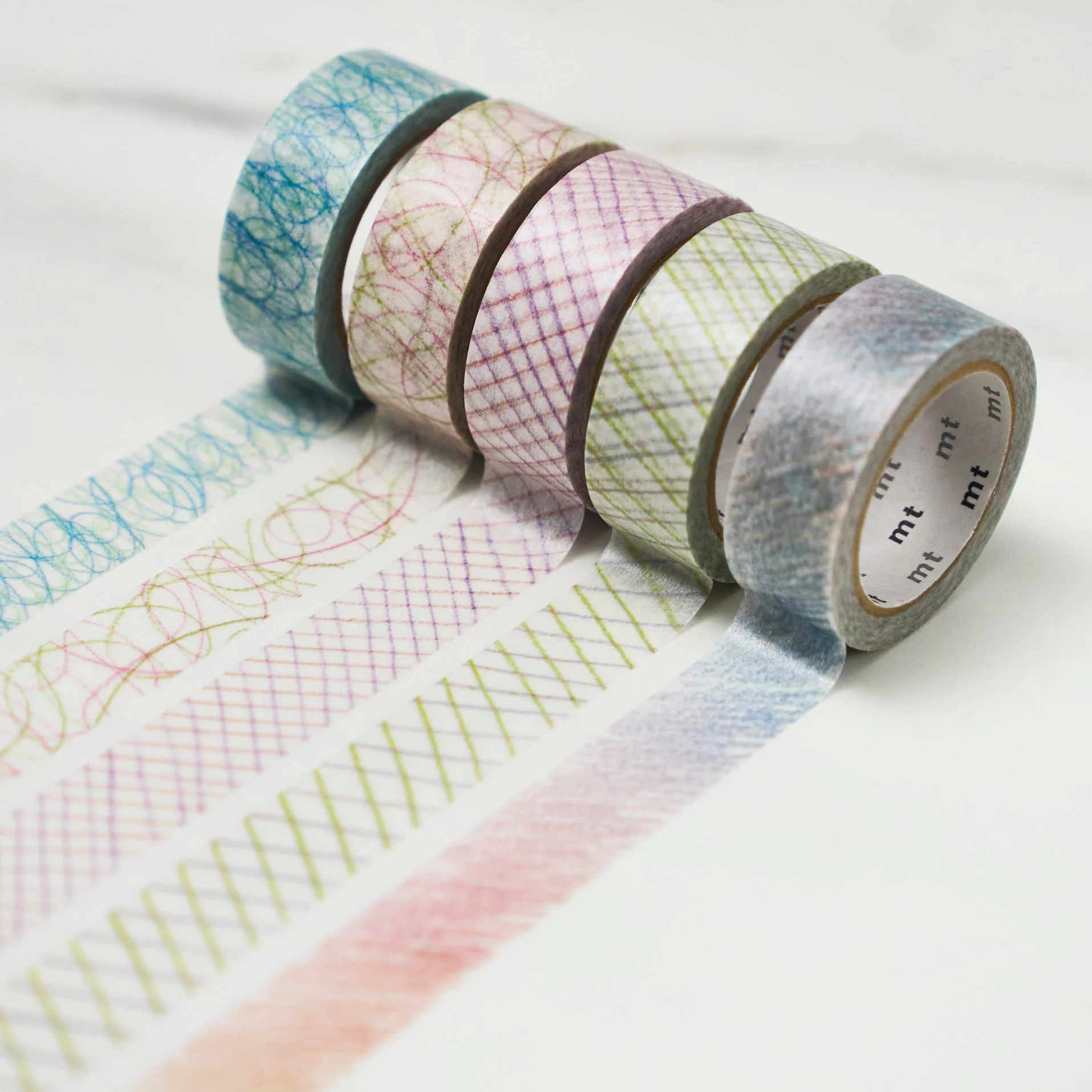 mt Chigihari Colored Pencil Masking Tape Set / Kamoi Kakoshi - Image 2