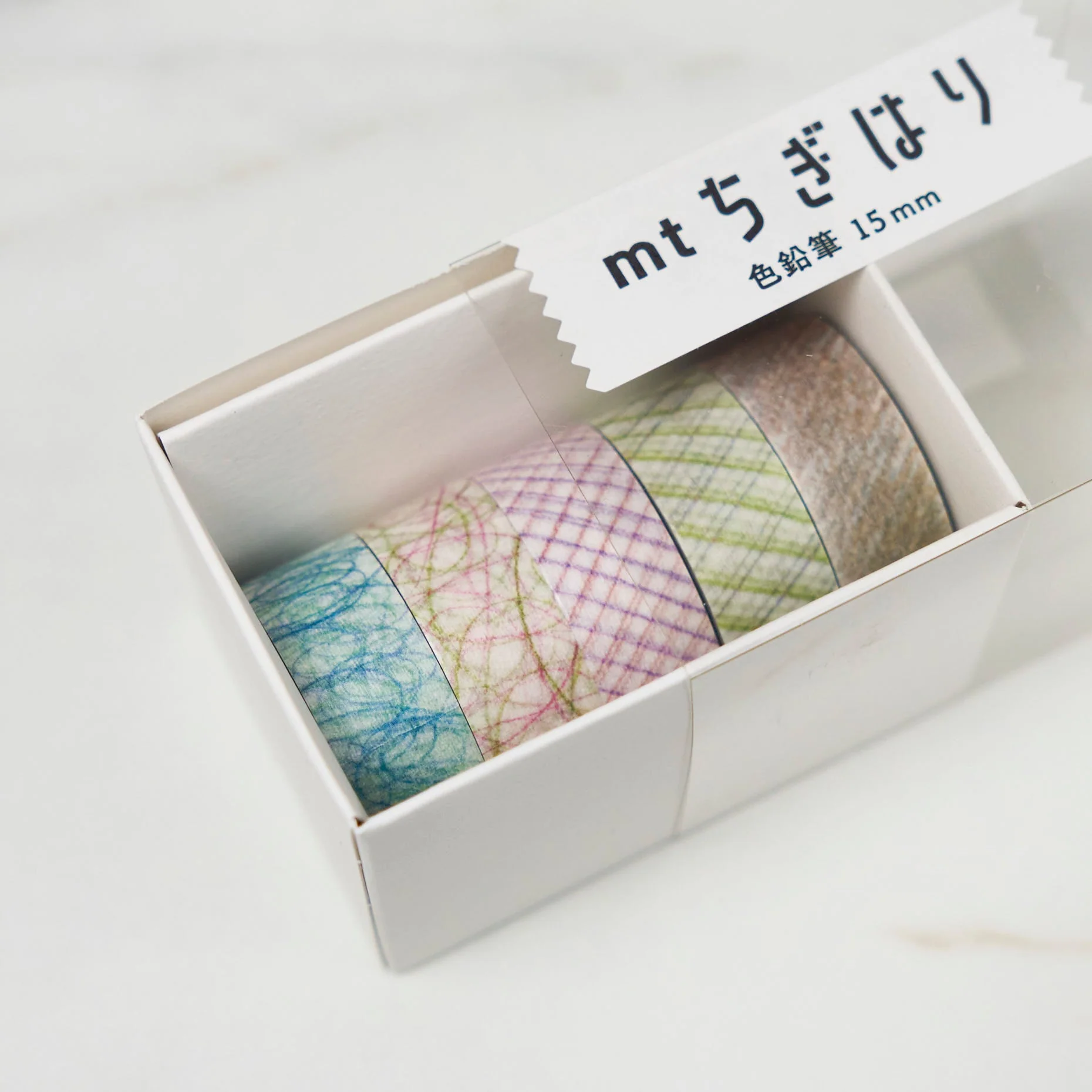 mt Chigihari Colored Pencil Masking Tape Set / Kamoi Kakoshi - Image 3