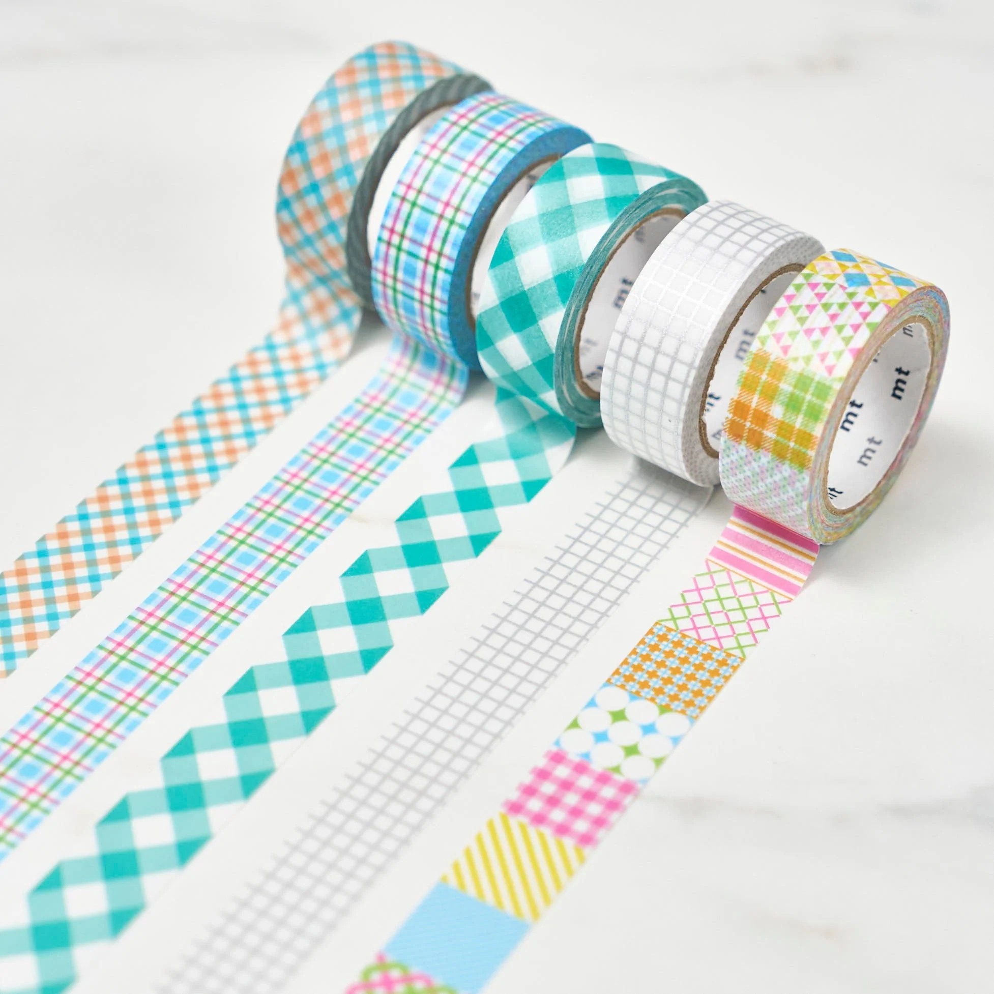 mt deco Grid and Gingham Series Masking Tape / Kamoi Kakoshi