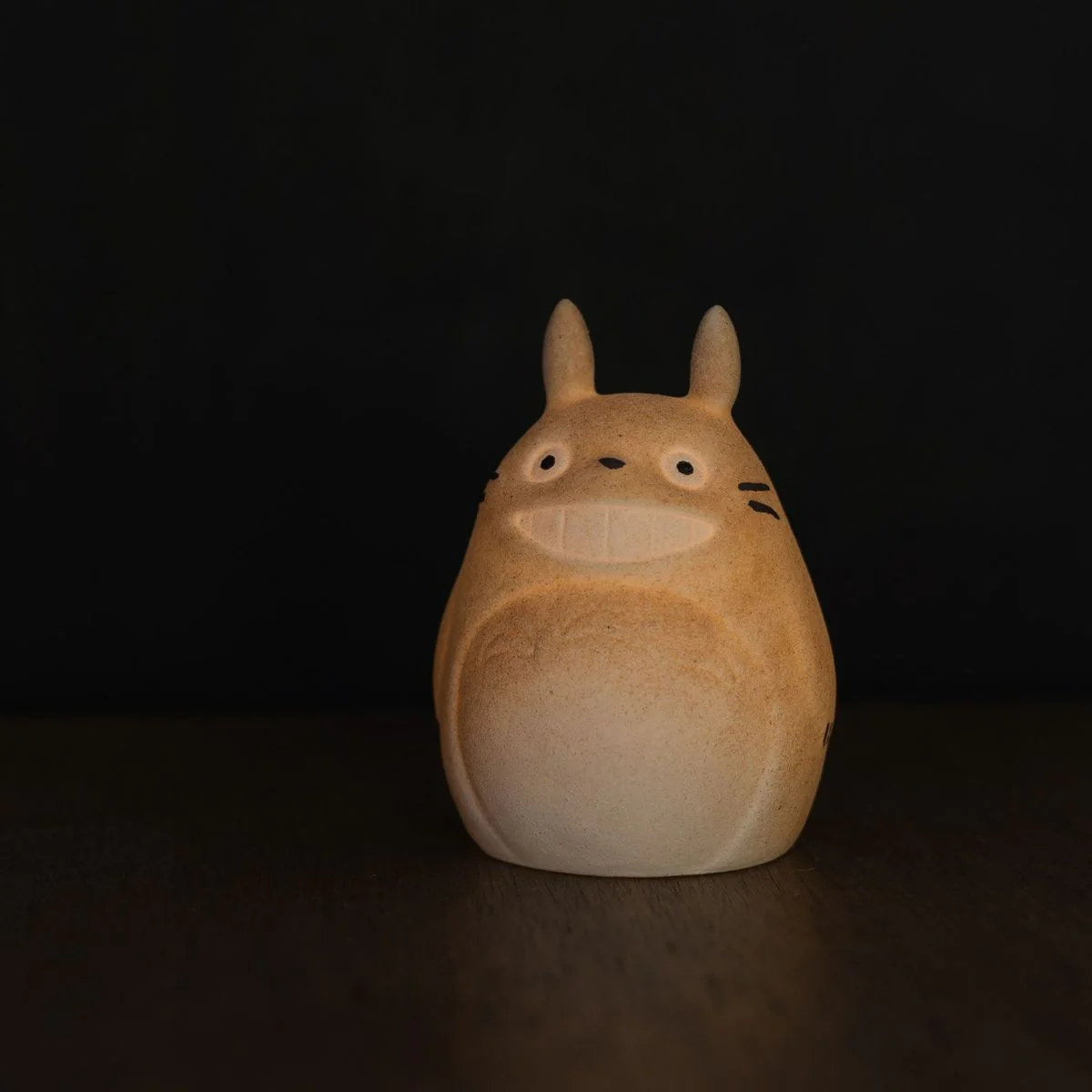 My Neighbor Totoro Shigarakiyaki Glowing Ceramic Figurine Studio Ghibli / Meizan Kiln - Image 2