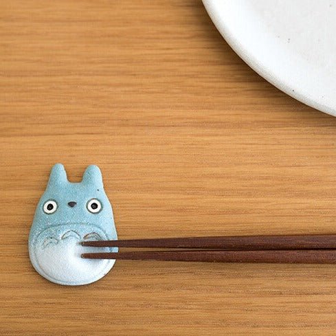 My Neighbor Totoro Shigarakiyaki Ceramic Chopstick Rest Studio Ghibli / Meizan Kiln - Image 4