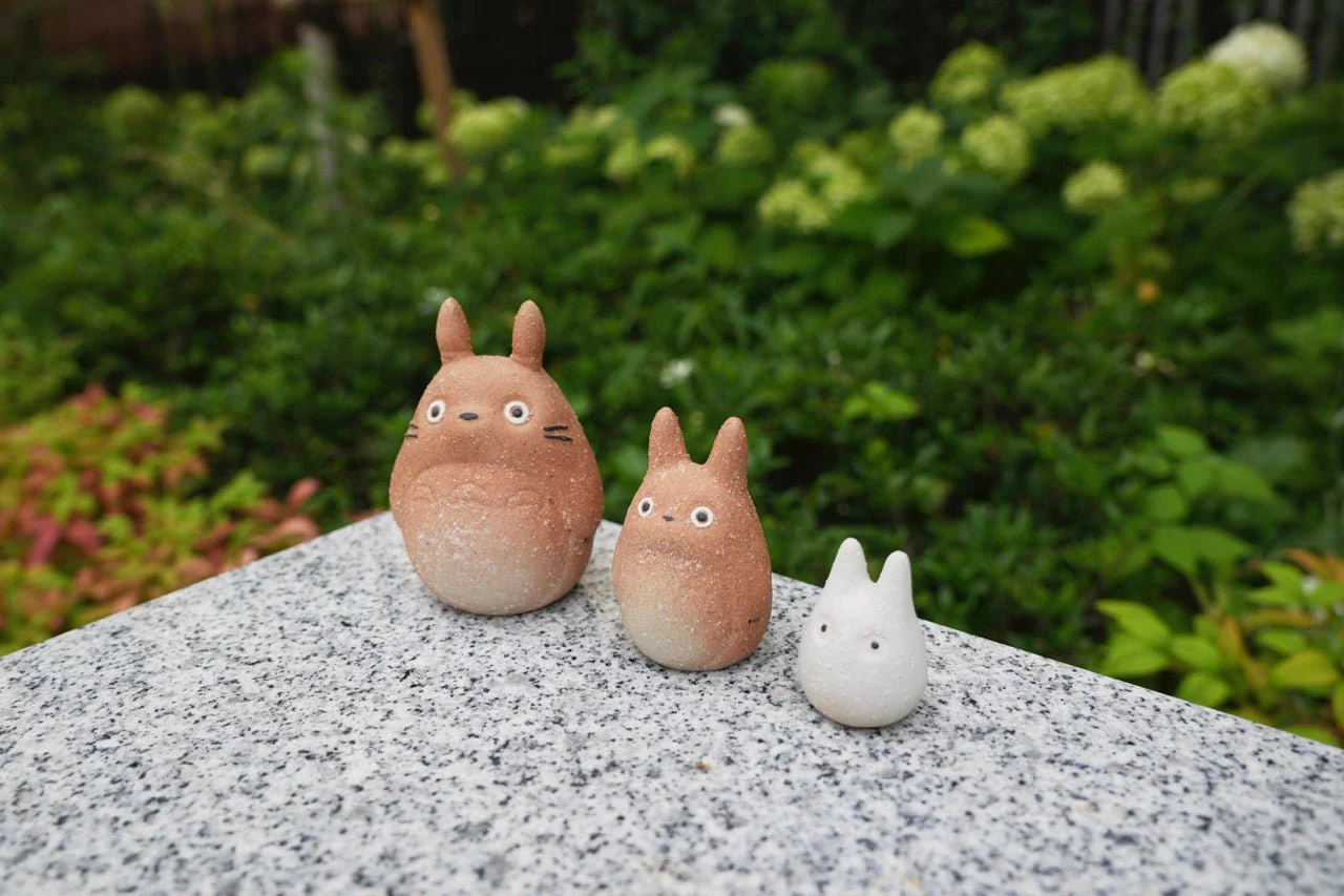 My Neighbor Totoro Shigarakiyaki Ceramic Figurine Set Studio Ghibli / Meizan Kiln - Image 6