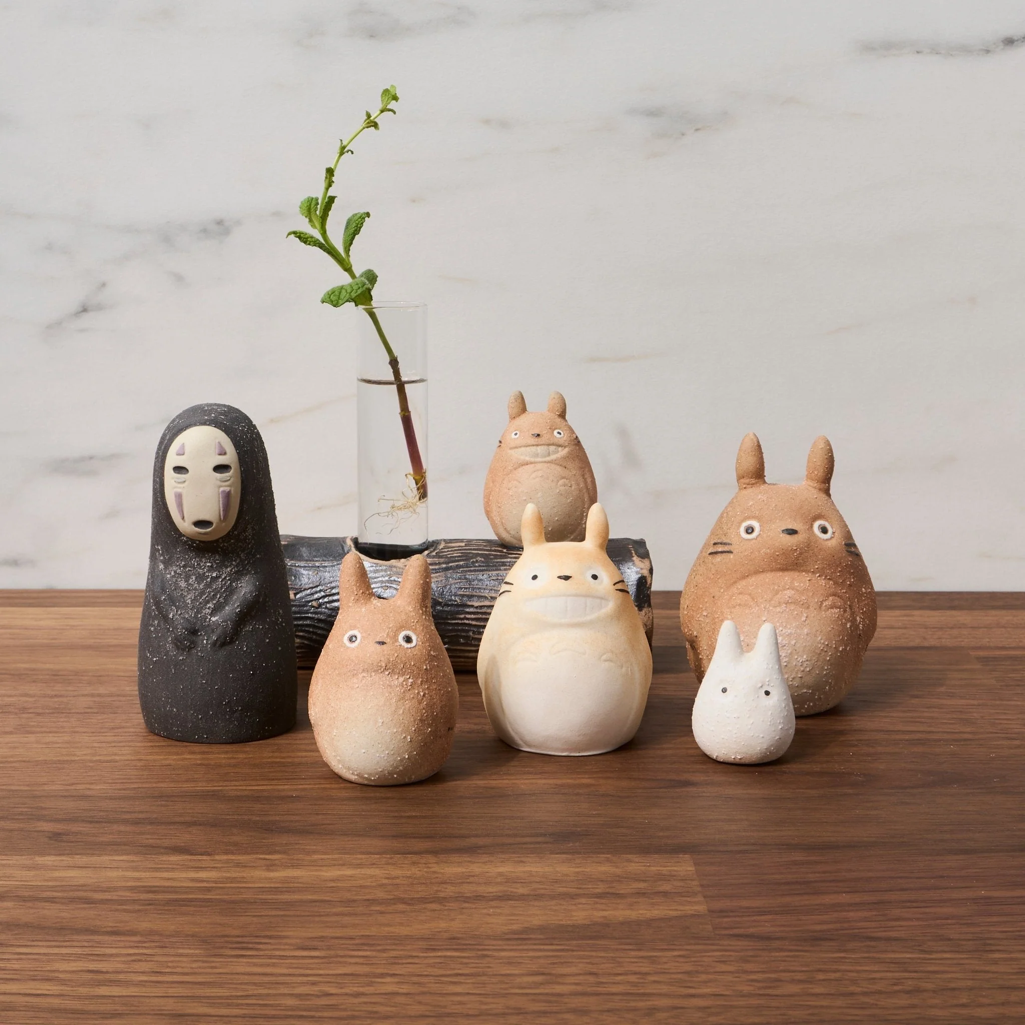 My Neighbor Totoro Shigarakiyaki Ceramic Single Flower Vase Studio Ghibli / Meizan Kiln - Image 3