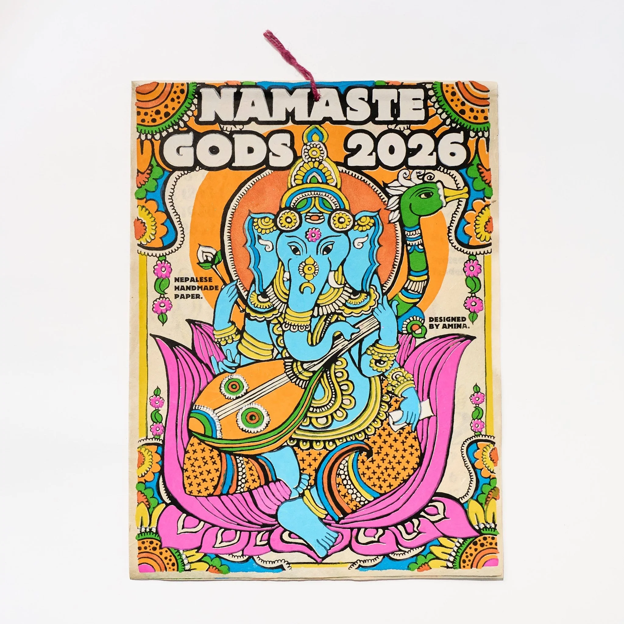 Namaste Hindu Gods Calendar 2026 Designed by Amina / Amina Collection Co., Ltd.