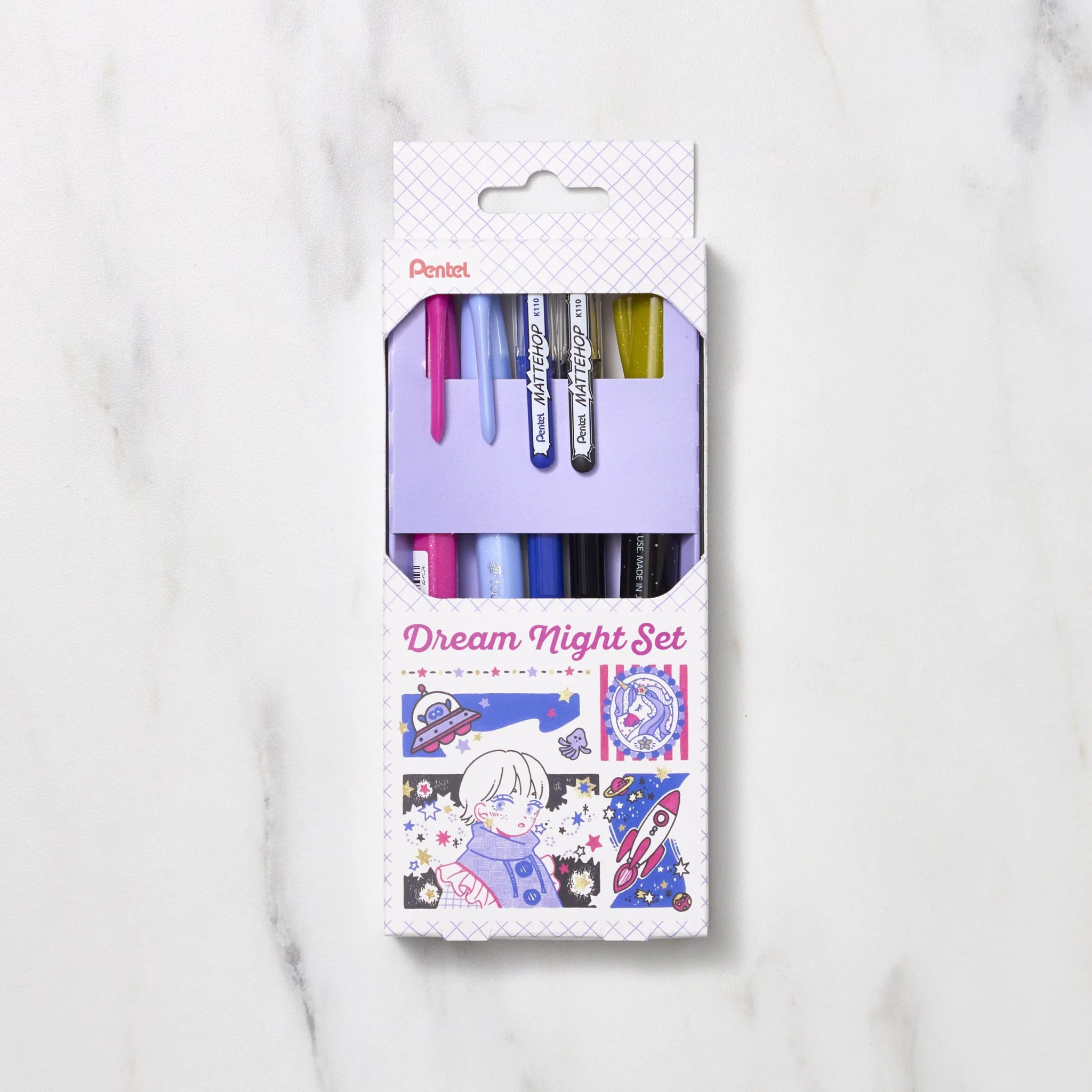 [Limited] Mattehop and Brush Pen Set / Pentel - Image 2