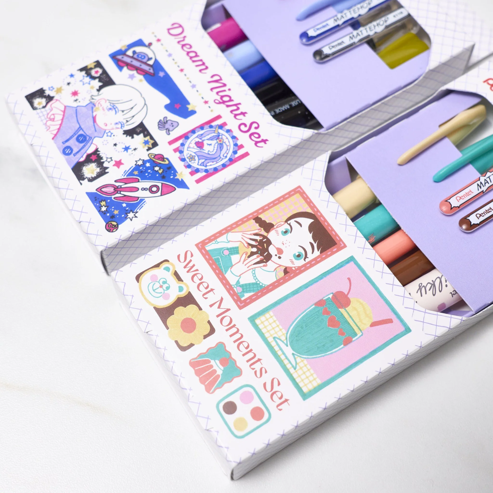 [Limited] Mattehop and Brush Pen Set / Pentel - Image 4