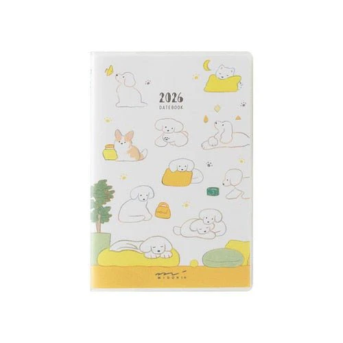 Natsumi Teraoka Puppy Pocket Diary 2026 / MIDORI