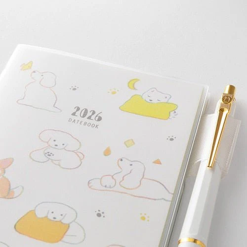 Natsumi Teraoka Puppy Pocket Diary 2026 / MIDORI - Image 10