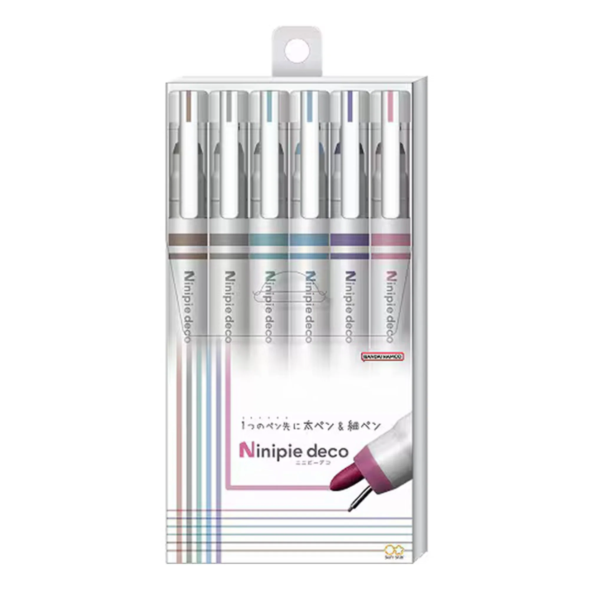 Ninipie Deco Dual Headed Pen Marker / Sun-Star - Image 2