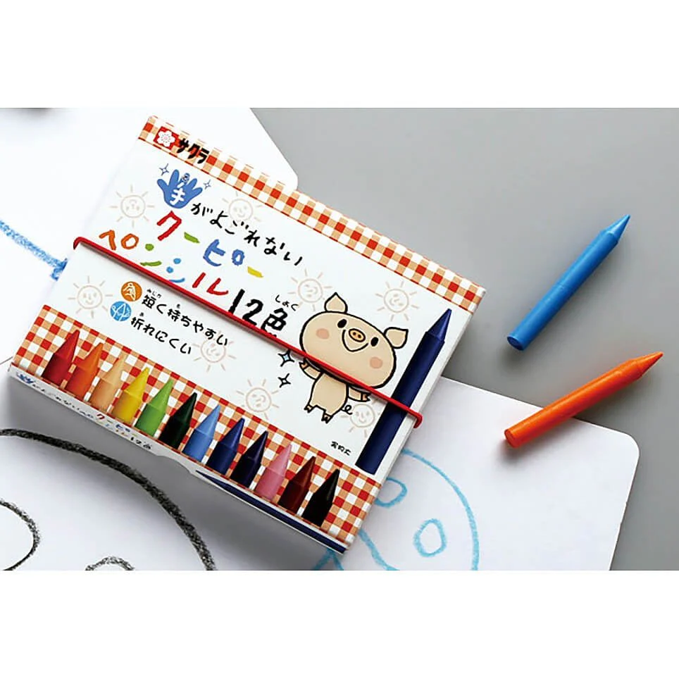 Non-Staining Coupy Pencil 12 Colors / SAKURA - Image 4