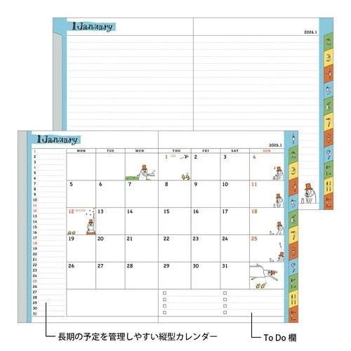 "Ojisan" Pocket Diary 2026 / MIDORI - Image 18