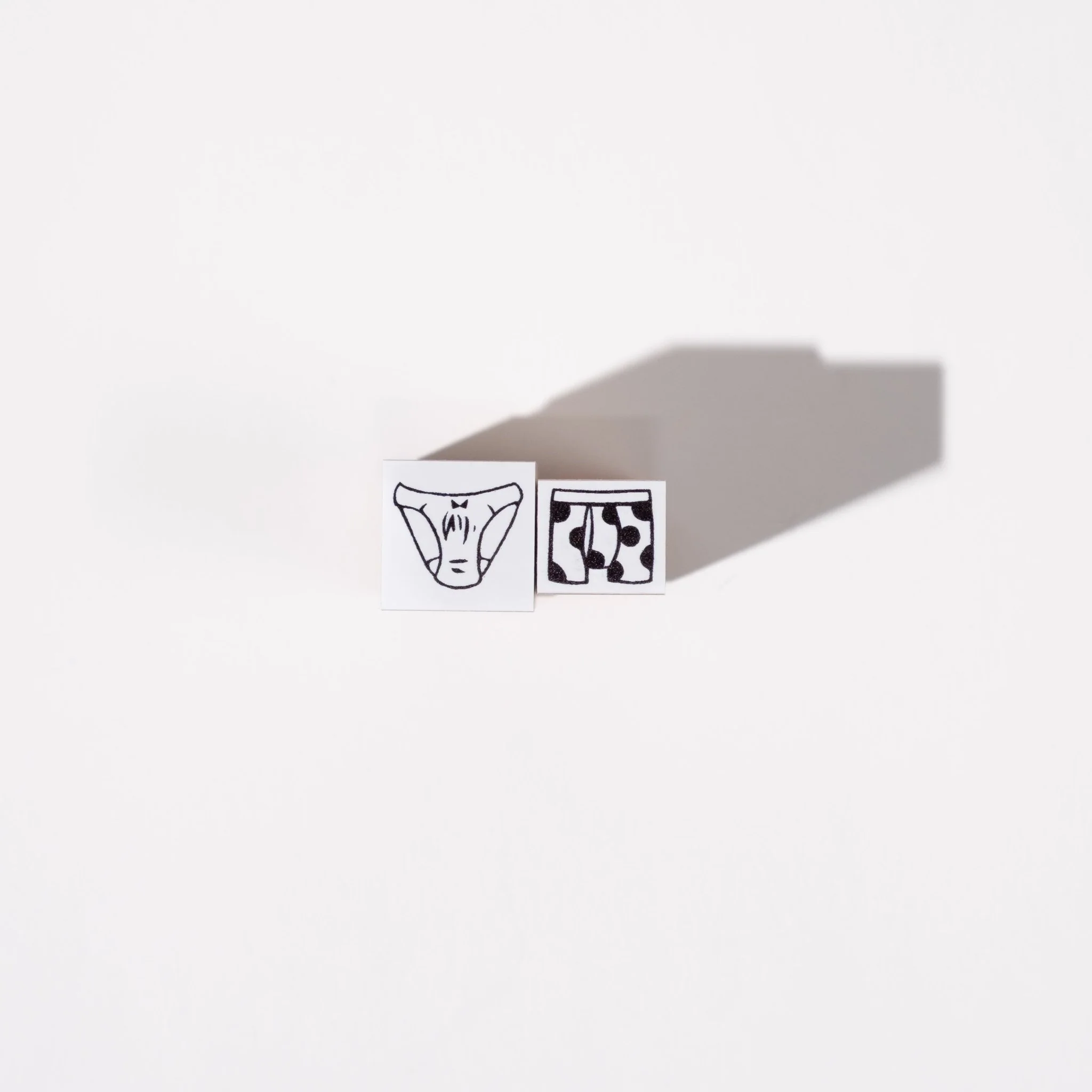 Pants Hanko Wood Stamp Set / Morita Inbou - Image 2
